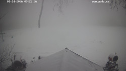 Sjezdovka, panorama východ