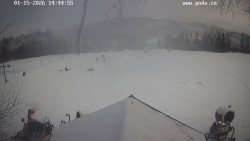 Sjezdovka, panorama východ