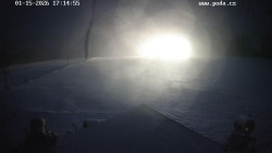 Sjezdovka, panorama východ