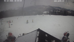 Sjezdovka, panorama východ