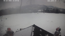 Sjezdovka, panorama východ