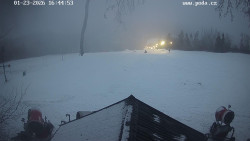 Sjezdovka, panorama východ