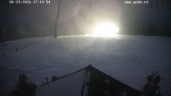 Sjezdovka, panorama východ