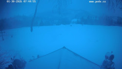 Sjezdovka, panorama východ