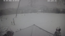 Sjezdovka, panorama východ