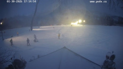 Sjezdovka, panorama východ