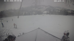 Sjezdovka, panorama východ