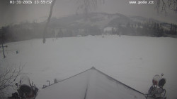 Sjezdovka, panorama východ