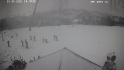 Sjezdovka, panorama východ