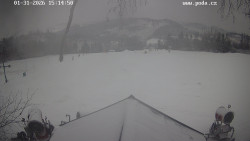 Sjezdovka, panorama východ