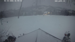 Sjezdovka, panorama východ