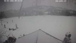 Sjezdovka, panorama východ