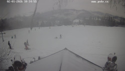 Sjezdovka, panorama východ