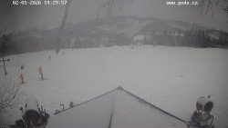 Sjezdovka, panorama východ