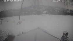 Sjezdovka, panorama východ