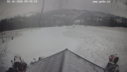 Sjezdovka, panorama východ