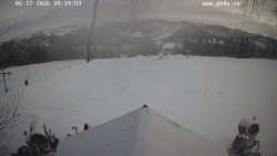 Sjezdovka, panorama východ