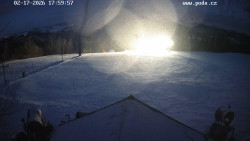 Sjezdovka, panorama východ