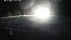 Sjezdovka, panorama východ