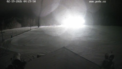 Sjezdovka, panorama východ