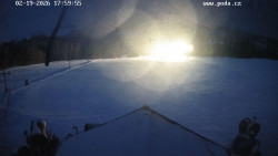 Sjezdovka, panorama východ