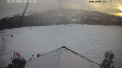 Sjezdovka, panorama východ