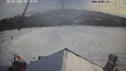 Sjezdovka, panorama východ