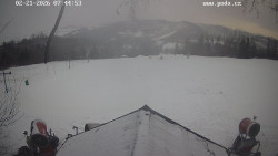 Sjezdovka, panorama východ