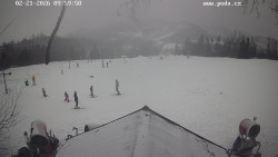 Sjezdovka, panorama východ