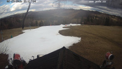 Sjezdovka, panorama východ