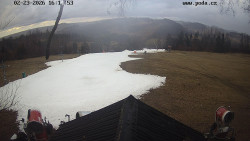 Sjezdovka, panorama východ