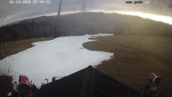 Sjezdovka, panorama východ