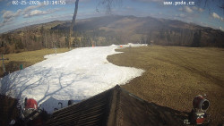 Sjezdovka, panorama východ