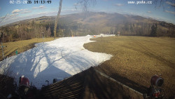 Sjezdovka, panorama východ