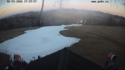 Sjezdovka, panorama východ