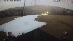 Sjezdovka, panorama východ