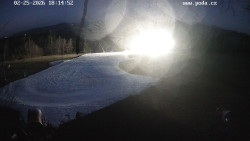 Sjezdovka, panorama východ