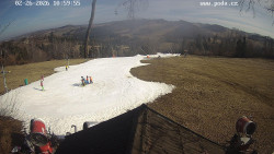 Sjezdovka, panorama východ