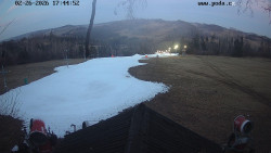 Sjezdovka, panorama východ