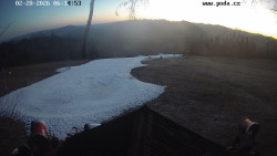 Sjezdovka, panorama východ