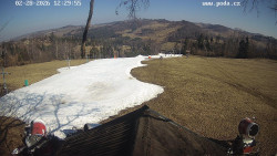 Sjezdovka, panorama východ