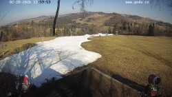 Sjezdovka, panorama východ