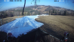 Sjezdovka, panorama východ