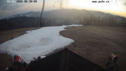 Sjezdovka, panorama východ