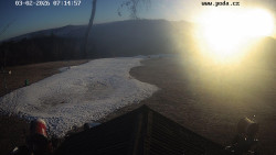 Sjezdovka, panorama východ