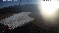 Sjezdovka, panorama východ