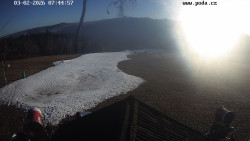 Sjezdovka, panorama východ