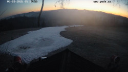 Sjezdovka, panorama východ