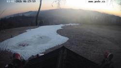 Sjezdovka, panorama východ