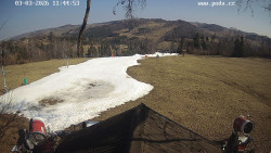 Sjezdovka, panorama východ